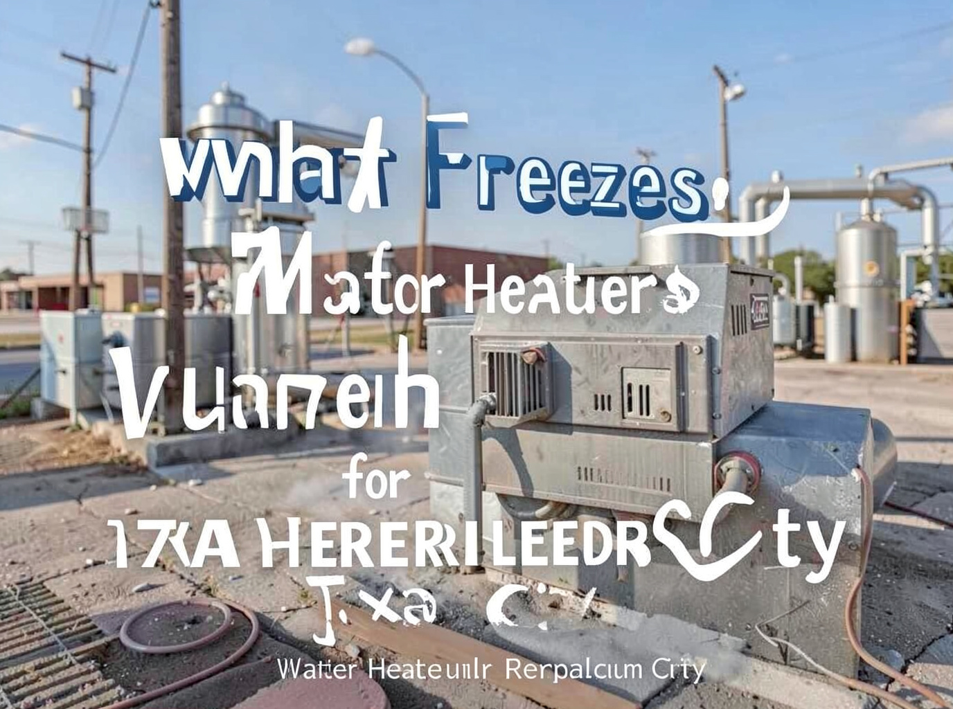 What Freezes Mean for Water Heaters in Texas City