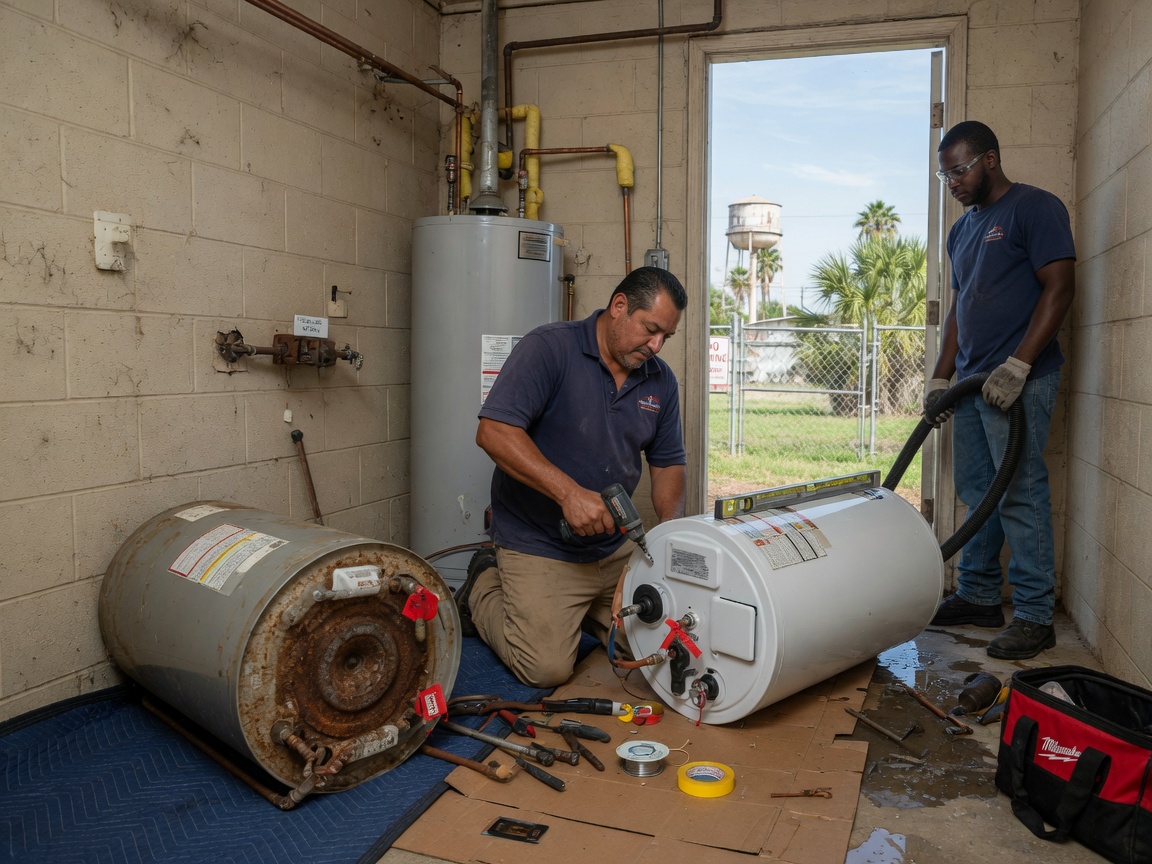 Water Heater Replacement by Texas City Water Heater Pros in Texas City, TX