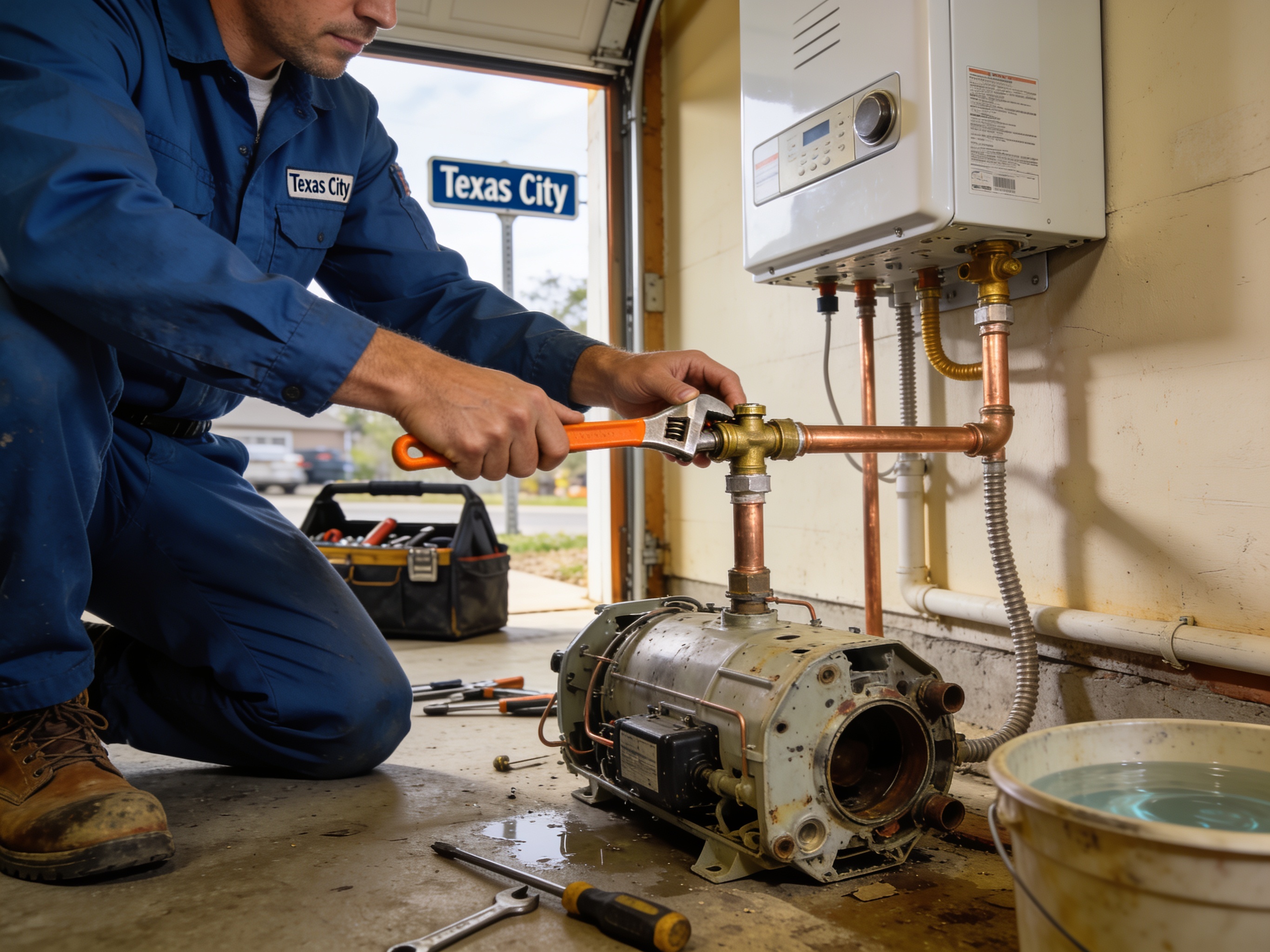 Water Heater Replacement in Texas City TX
