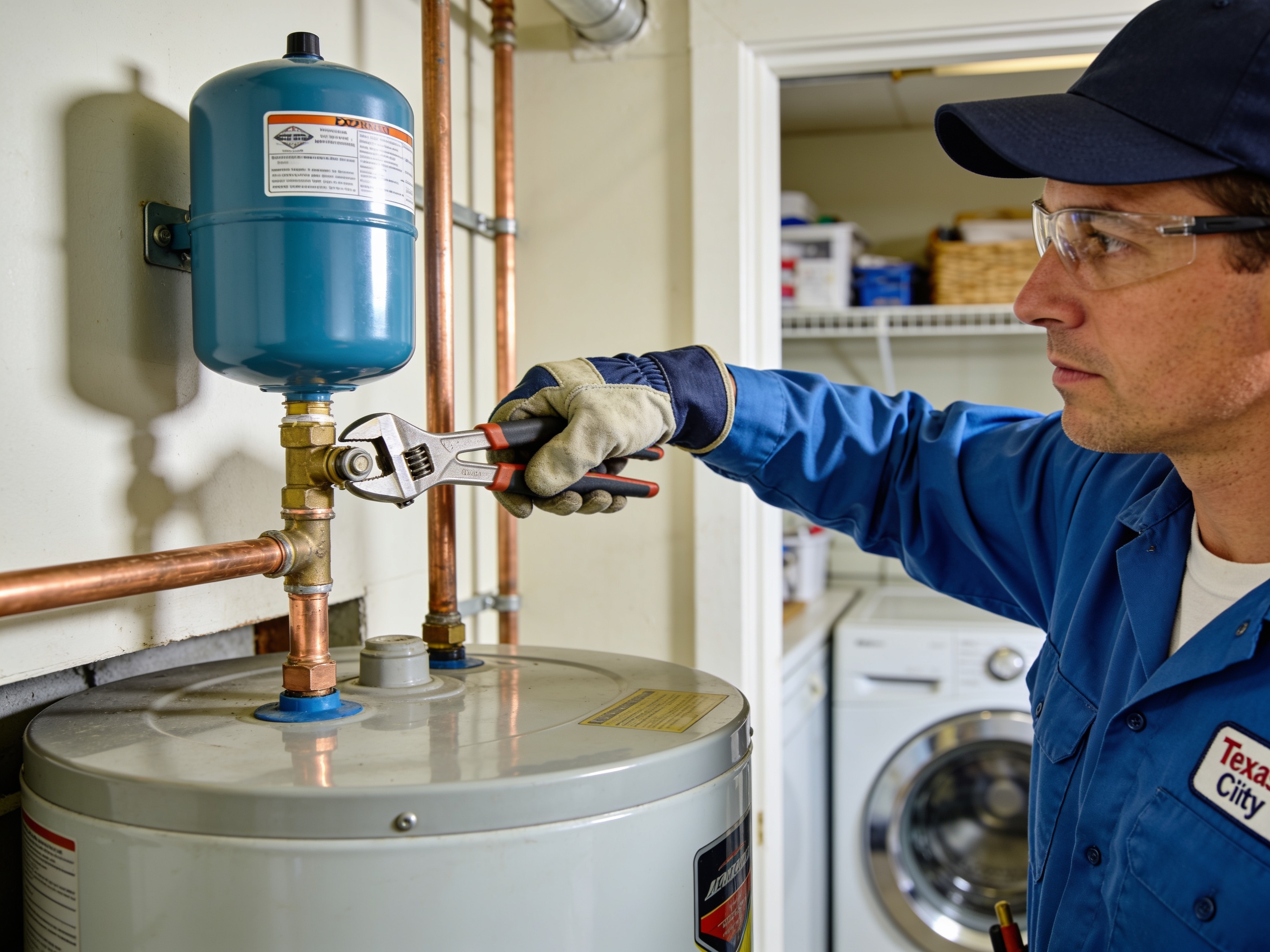 Water Heater Expansion Tank Installation in Texas City, TX